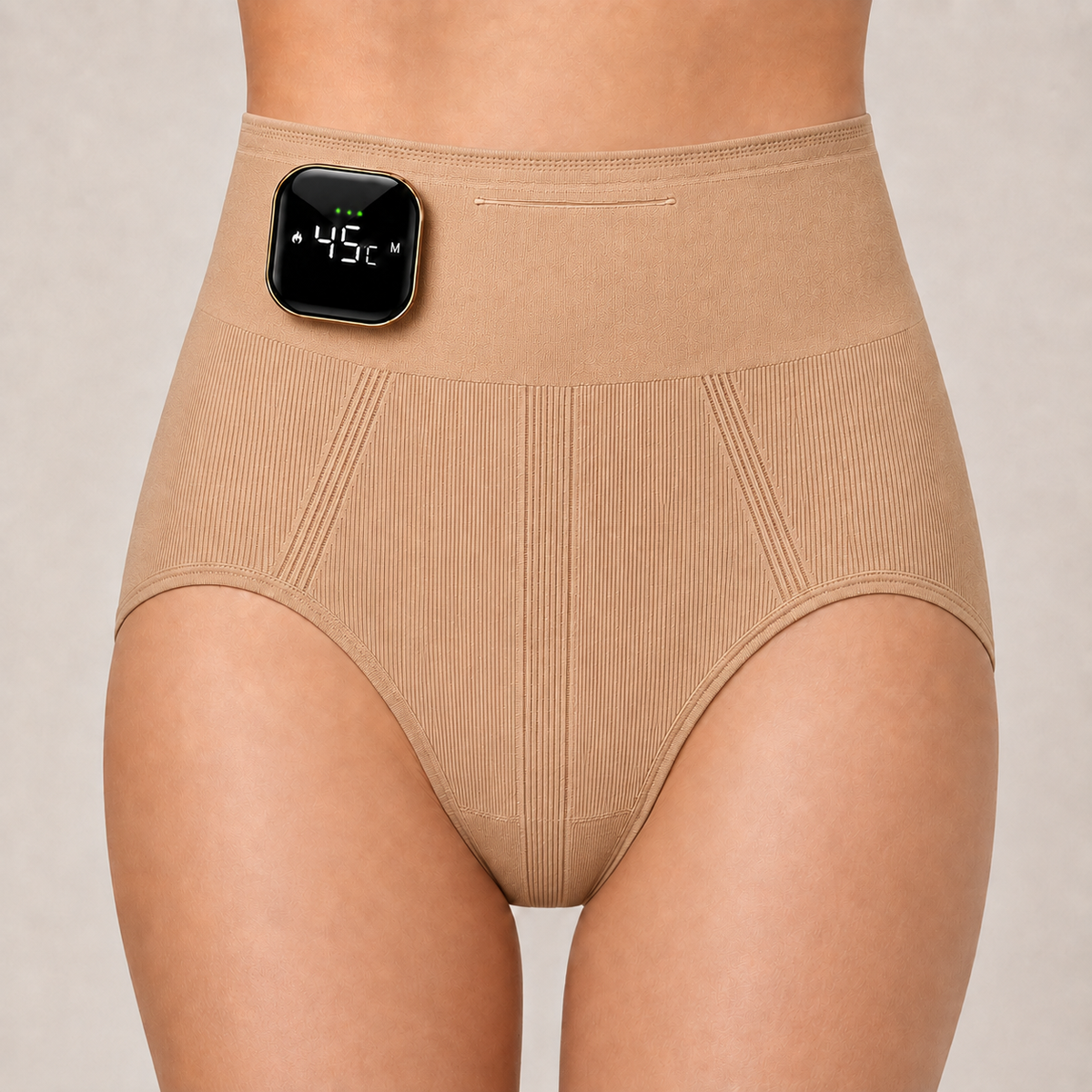 High-Waisted Heated Brief for Period Comfort