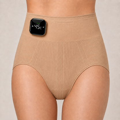 High-Waisted Heated Brief for Period Comfort